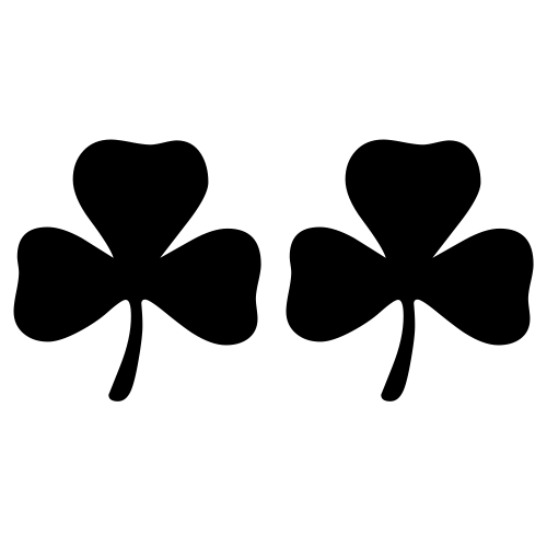 ☘☘ Emoji Domain black and white Symbola rendering